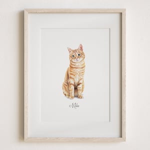 Custom Pet Portrait, Personalised Dog Illustration, Dog Cat Wall Art, Hand Drawn Pet, Pet Memorial Ideas, Digital, Christmas Gift, Pet Art