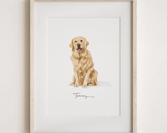 Retrato personalizado de mascota, Ilustración personalizada de perro, Arte mural para perros y gatos, Mascota dibujada a mano, Ideas para homenajear a tu mascota, Digital, Regalo de Navidad, Arte de mascotas