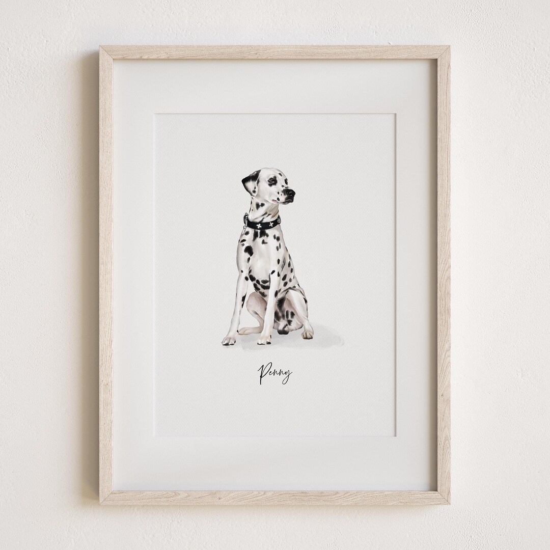 Custom Watercolor Pet Portrait, Pet Portrait From Photo, Dog Portrait ...