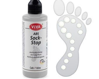 Viva Decor ABS Sock-Stop 82 ml - Stopper paint for socks, anti-slip socks, DIY for children, girls, boys, and babies (1L = 72.56)
