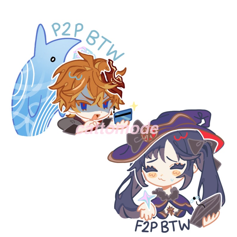 Genshin Stickers Etsy