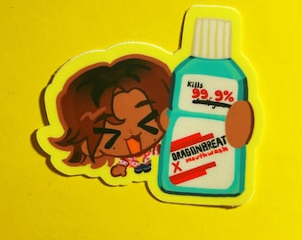 mouthwashing Daisuke sticker