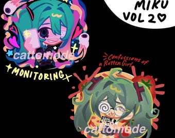 monitoring + rotten girl miku charms