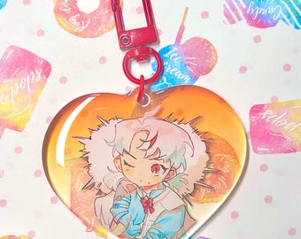 love bullet acrylic charm