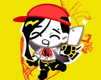 butcher vanity yi xi sticker