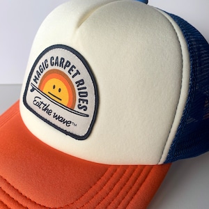 Magic Carpet Rides, Trucker cap, baseball cap, surf cap, beach cap, vintage, surf, surfer, retro image 2