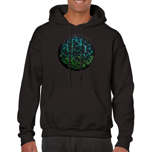 Blume des Lebens Hoodie - Spirituelle Kleidung für Komfort und Stil