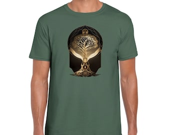 Verbinden Sie sich mit der Natur - "Baum des Lebens Herren T-Shirt"