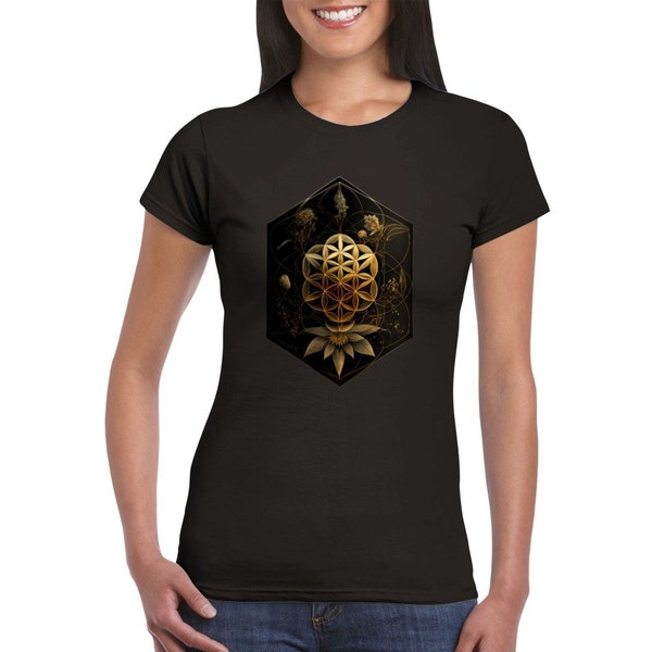Metatrons Würfel" T-Shirt - Ein Meisterwerk der Heiligen Geometrie