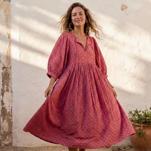 not perfect linen smock dress Size M/L Price: $76 Not Perfect Linen Smock Dress, perfect layering dress for fall :) side seam pockets! 100% washed soft linen. Greenish mustard yellow color. Condition: EUC Shipping: $10 Measurements: PTP