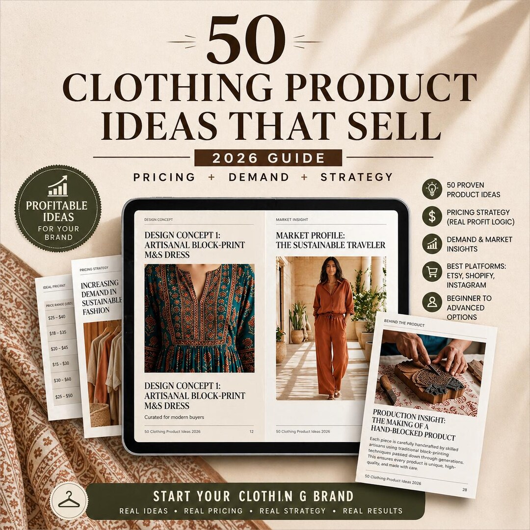 50 Profitable Clothing Product Ideas 2026 | Fashion Business Ideas ...
