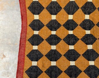 Wool Jute Kilim Area Rug - Handmade Jute Rug Bohemian Rug Large Area Rug Living Room Rug Traditional Rug, Indian Navajo Rug Custom Size Rugs