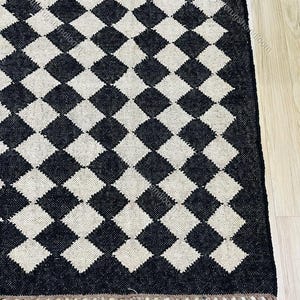 Handmade Kilim Rug, Navajo Kilim Rug, Aztec Rug, Accent Rug, Bohemian Kilim Rug, Outdoor/Indoor Rug, Bedroom Rug, wool jute Kilim Rug.