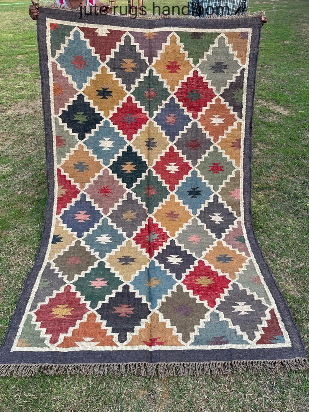 Antique Kilim Rug, Handwoven Wool Jute Kilim Rug, Livingroom Area Kilim ...