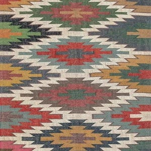 Kilim Rug, Wool Jute Kilim Rug, Handmade Wool And Jute Rug, Flatweave Kilim Rug, Indian Dhurrie Rug, Navajo Rug, Custom Size Rug Bedroom Rug