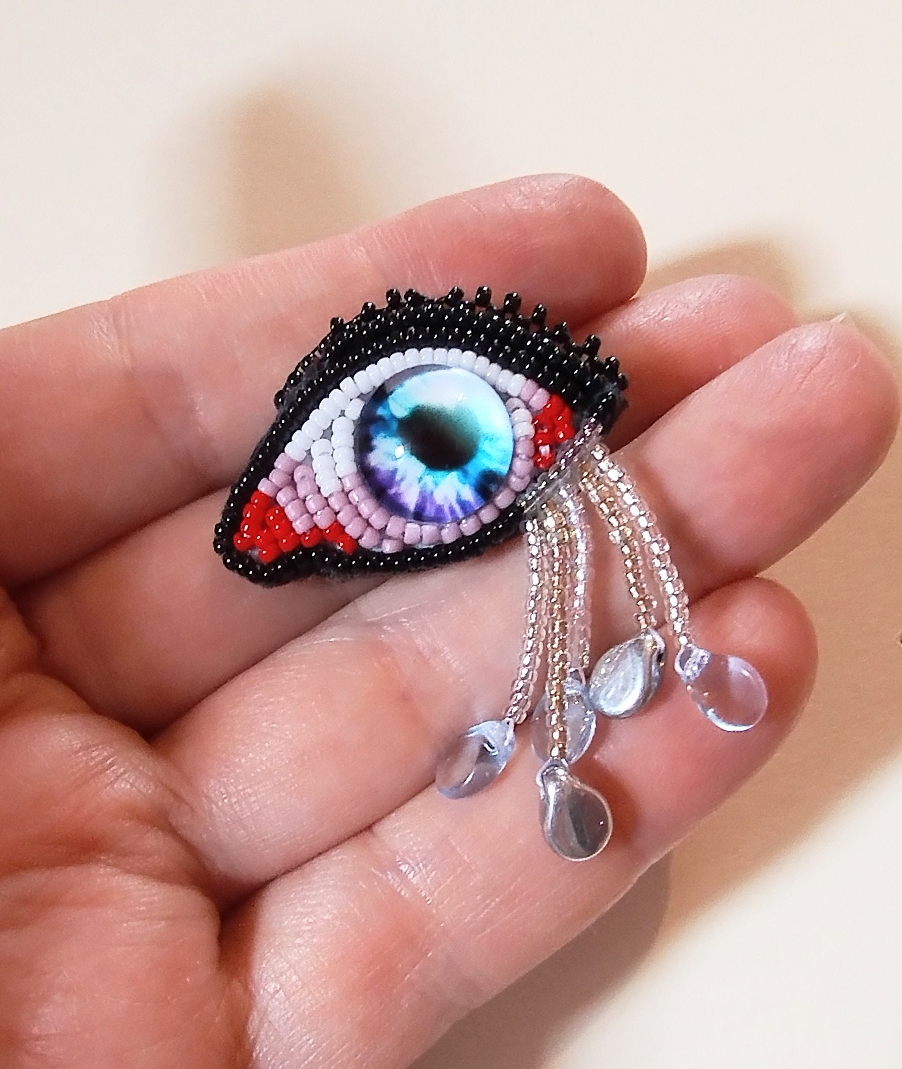 Crying Eye Brooch - Etsy