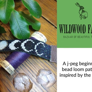 Moon Inspired Bead Loom Pattern for beginners