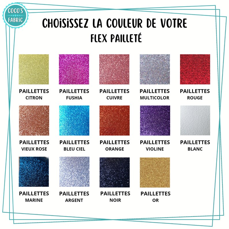 Prénoms ou Mots thermocollants en flex et flock image 3