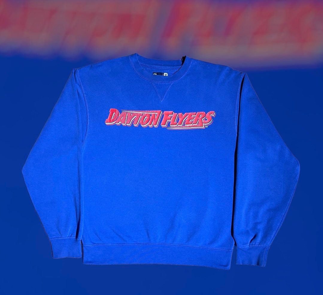 Youth Champion Navy Dayton Flyers Jersey Long Sleeve T-Shirt