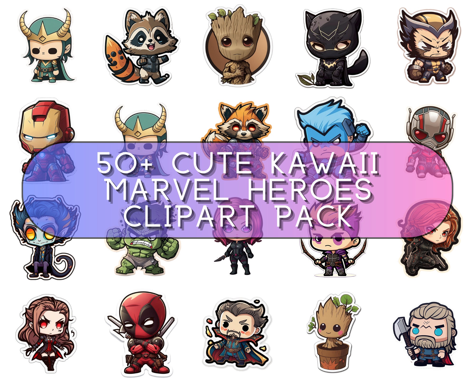 Cute Avengers - Etsy
