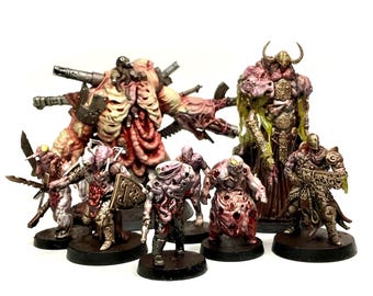 The Black Grail Warband + Reinforcements (Profesional Painting)