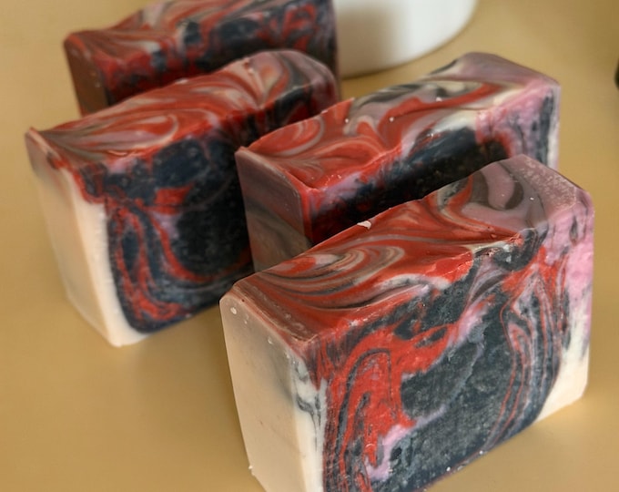 Wild Cranberry Scented Soap: Fresh Orange, Juniper, Cypress Notes