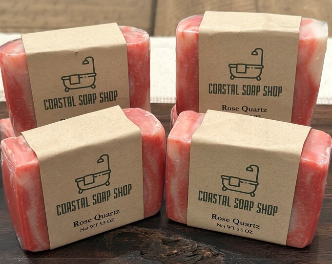 Rose Quartz Handmade Soap - All Natural Ingredients