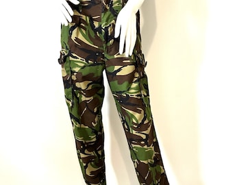 Genuine Vintage Military DPM Trousers Size Medium