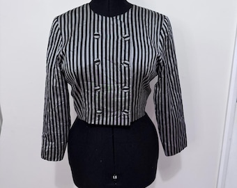 Handmade 100% Vintage Silk Bolero Jacket