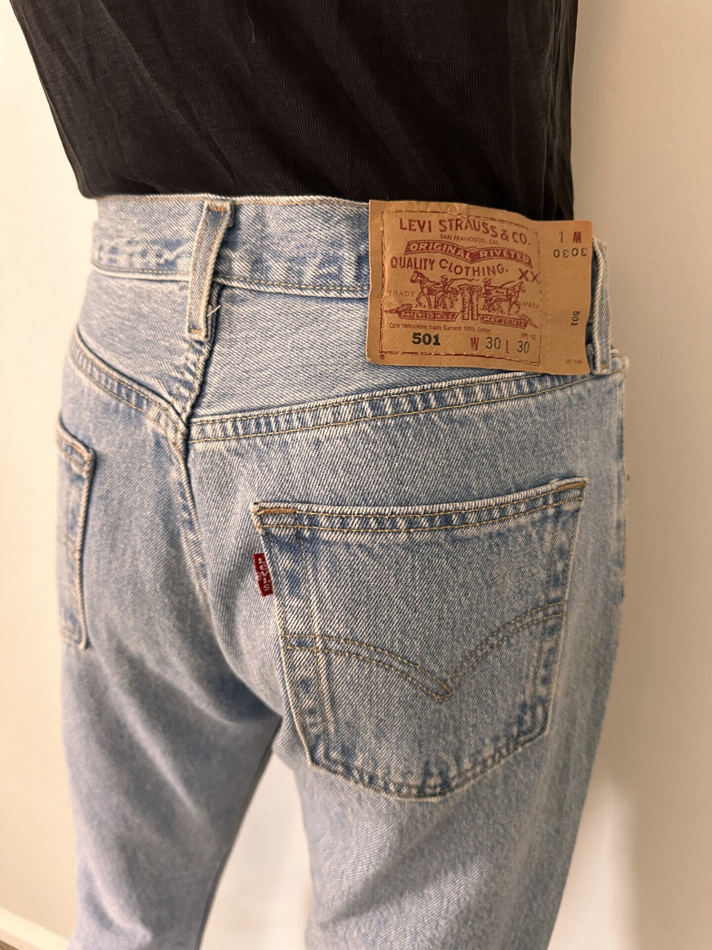 90s Vintage Levis 501 Jeans W30 L30 - Etsy