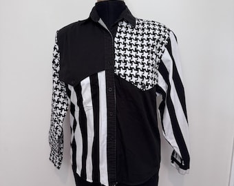 Camisa vintage Roper estilo western, talla 12 del Reino Unido