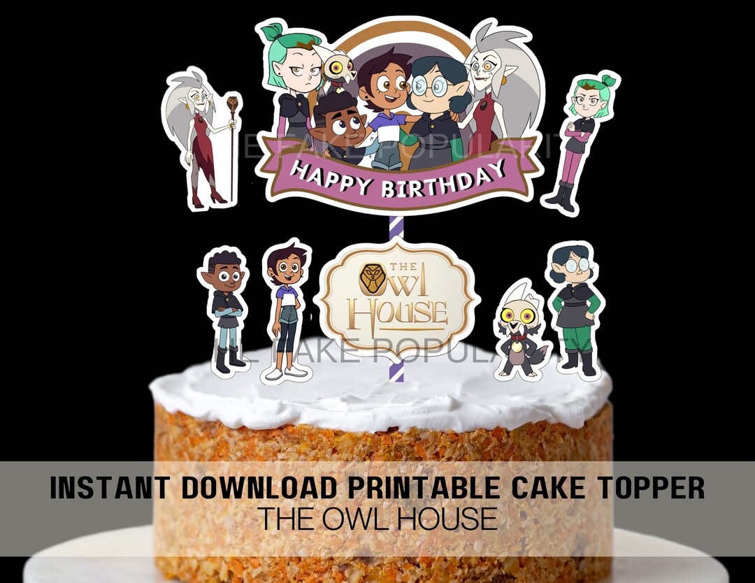 Printable the Owl House Cake Topper the Owl House Etsy UK