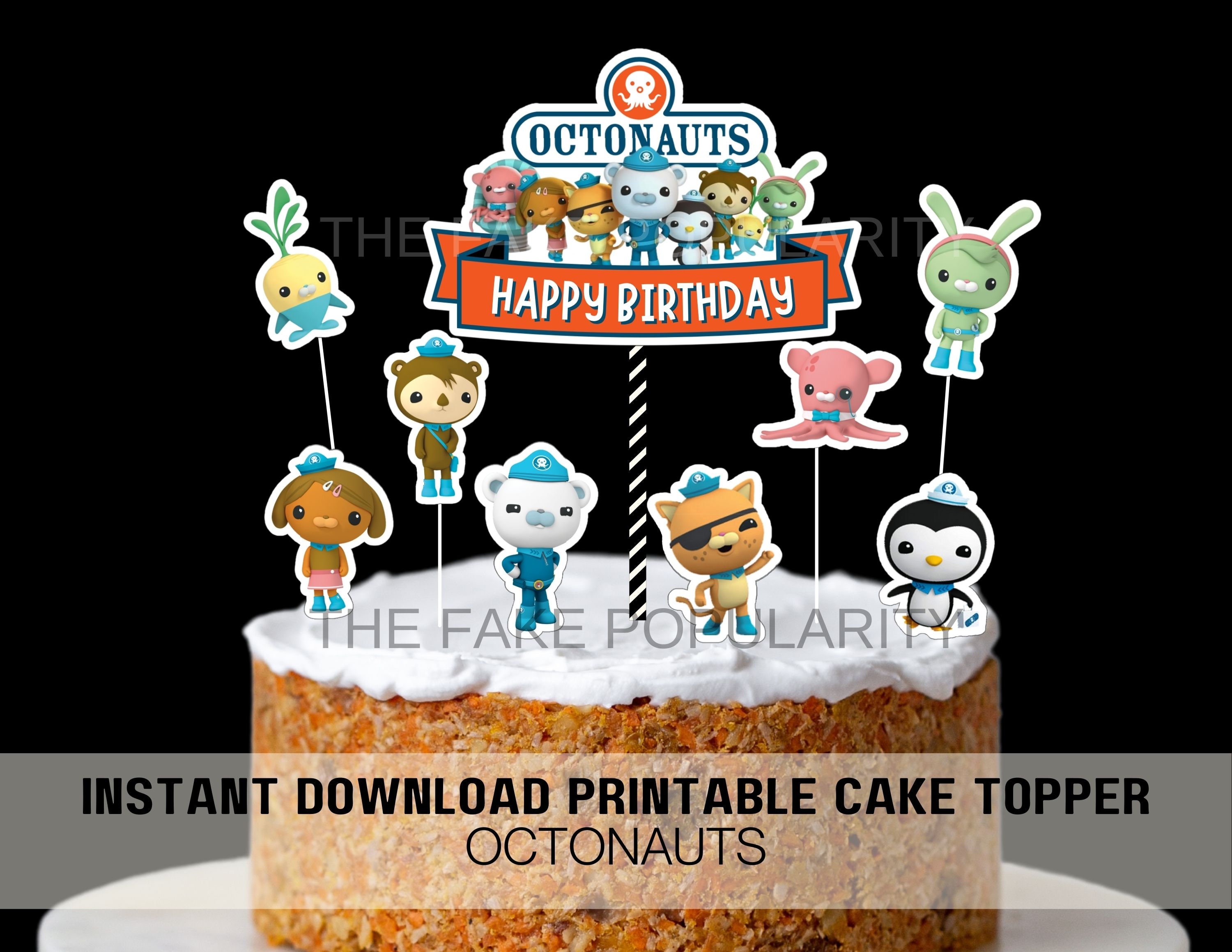 Printable Octonauts Cake Topper Octonauts Centerpiece Etsy UK