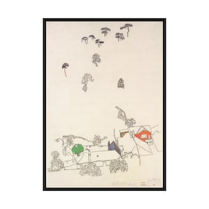 Lámina de paisaje de Egon Schiele, obra de arte expresionista vintage, arte mural minimalista, arte moderno austriaco, decoración imprimible para el hogar
