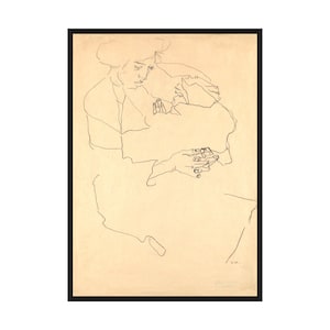 Egon Schiele Exhibition Wall Print, Schiele Digital Download Wall Print, Modern Art Digital Print, Vintage Wall Decor, Printable Wall Art