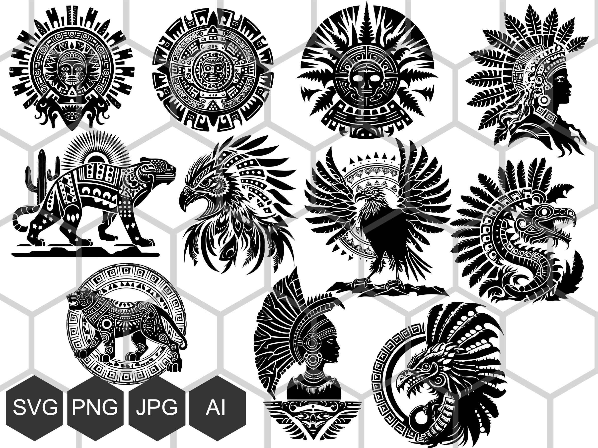 Aztec Symbols Bundle, Huitzilopochtli Svg, Aztec Svg, Quetzalcoatl Aztec Clipart, for Print on T-shirts, Mugs, Vector Cut Engraving Png Cnc - Etsy Aztec Symbols Bundle, Huitzilopochtli Svg, Aztec Svg, Quetzalcoatl Aztec Clipart, for Print on T-shirts, Mugs, Vector Cut Engraving Png Cnc - Etsy