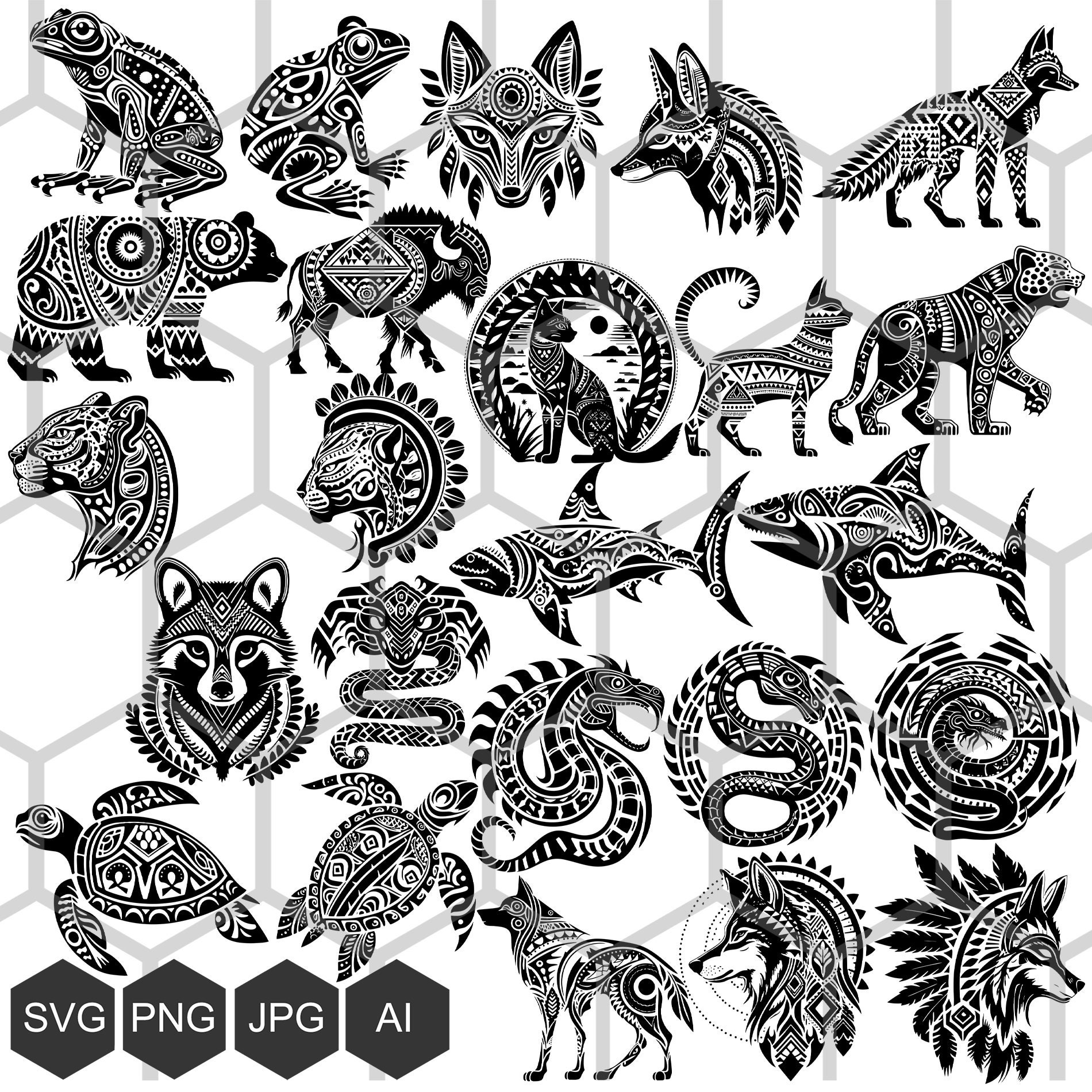 Aztec Animal Art