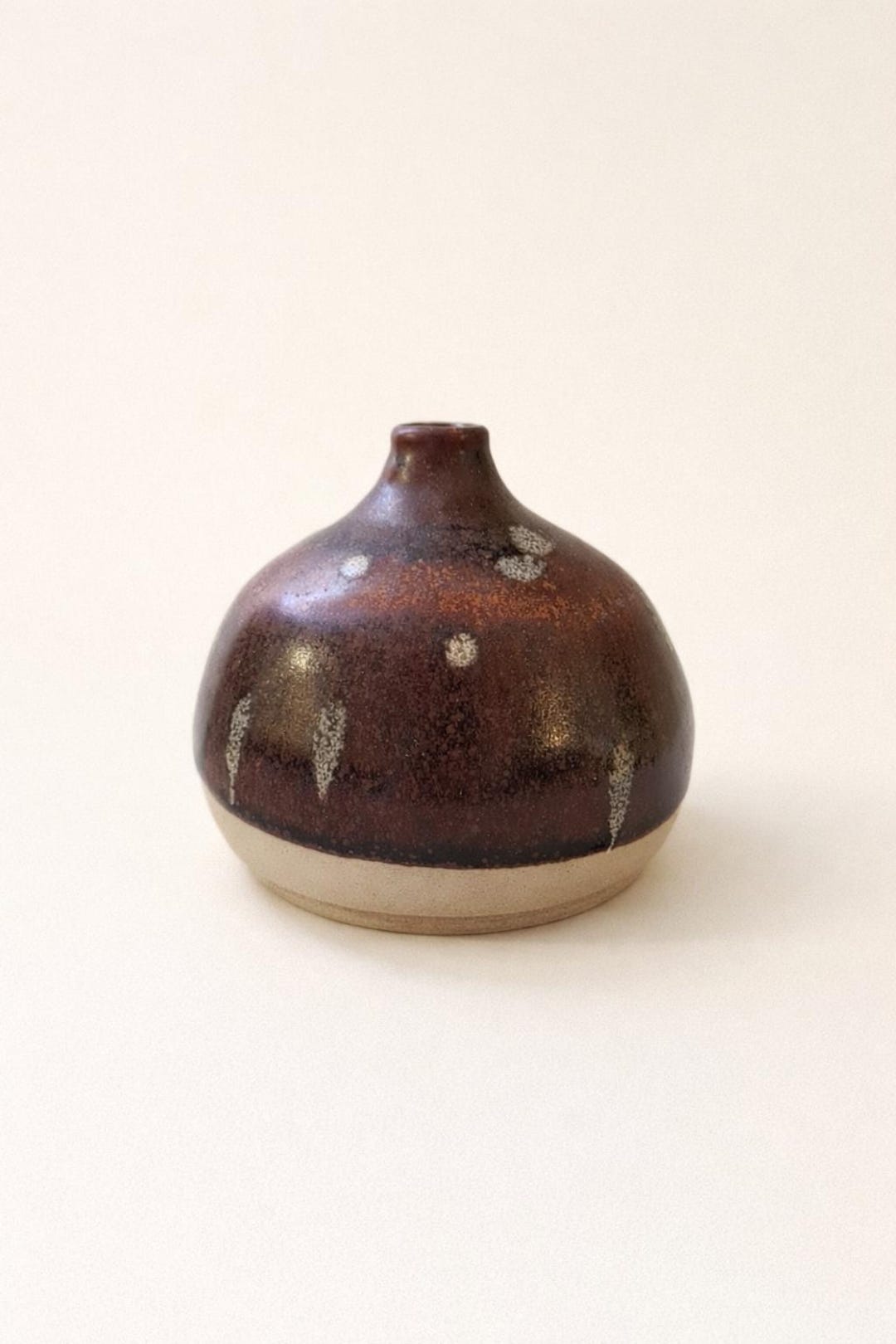 Handmade Ceramic Bud Vase – Modern Rustic Stoneware Vase – Small ...