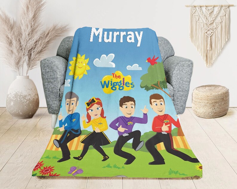 Wiggles Blanket Personalised Blanket Custom Blanket Etsy Australia