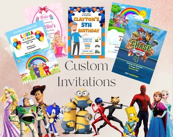 Custom Invitation, Made To Order Invitation, Design Your Own Invitation, Printables, Personalised Invitation