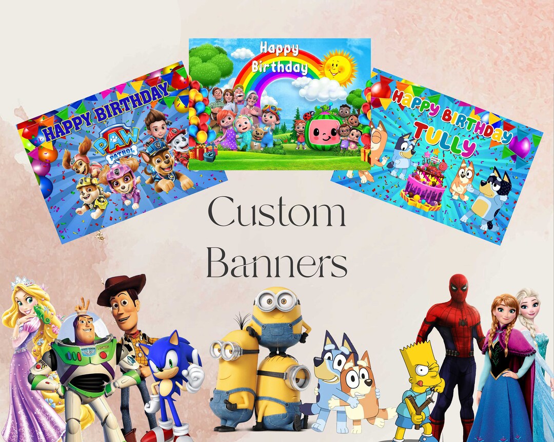 Custom banner made to order banner design your own banner printable