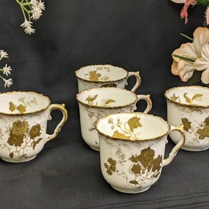 Rare Antique Bishop & Stonier Dermitasse Cups. c1910-12