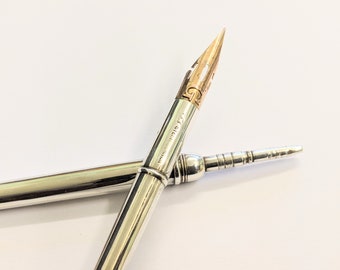 Sterling Silver Dip Pen and Propelling Pencil