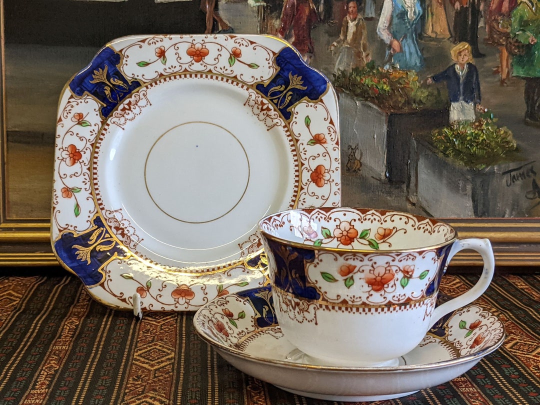 Vintage Osborne China Glendale Bone China Tea Trio Etsy