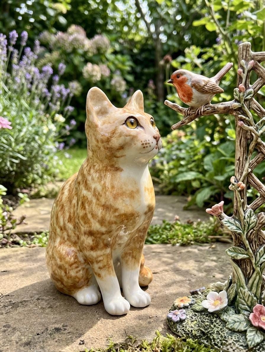 Winstanley Pottery Cat - Etsy