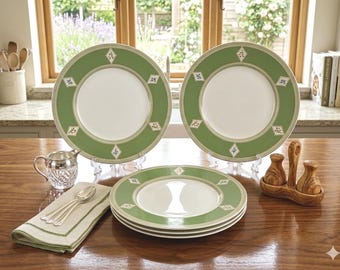 Four Vintage Villeroy & Boch "Eden Eve" Salad Plates
