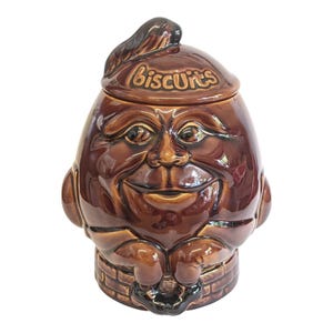 Vintage Pek Price Kensington Humpty Dumpty Biscuit Jar
