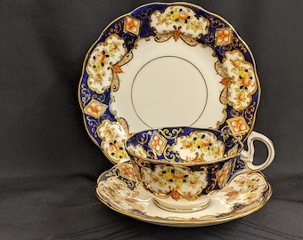 Royal Albert Crown China Heirloom Tea Trio