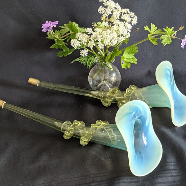 Antique Victorian Epergne Horn Etsy