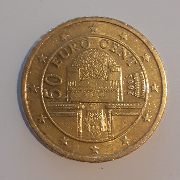 Value coin 50 EURO CENT 2002 (Austria)